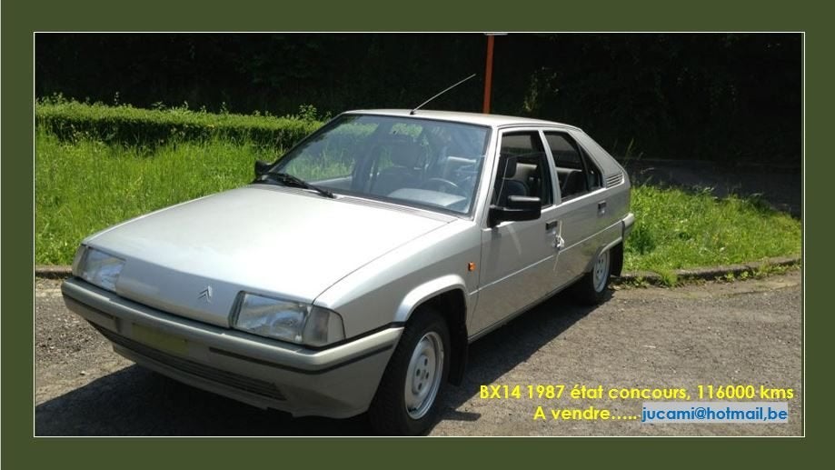 Citroen BX14 Verkoop of ruil, Auto's, Citroën, Particulier, BX, Benzine, Berline, Handgeschakeld, Zilver of Grijs, Grijs, Stof