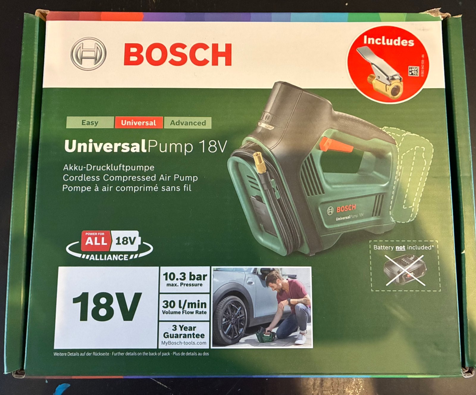 Bosch Universal Pump 18V, Ophalen, Zo goed als nieuw