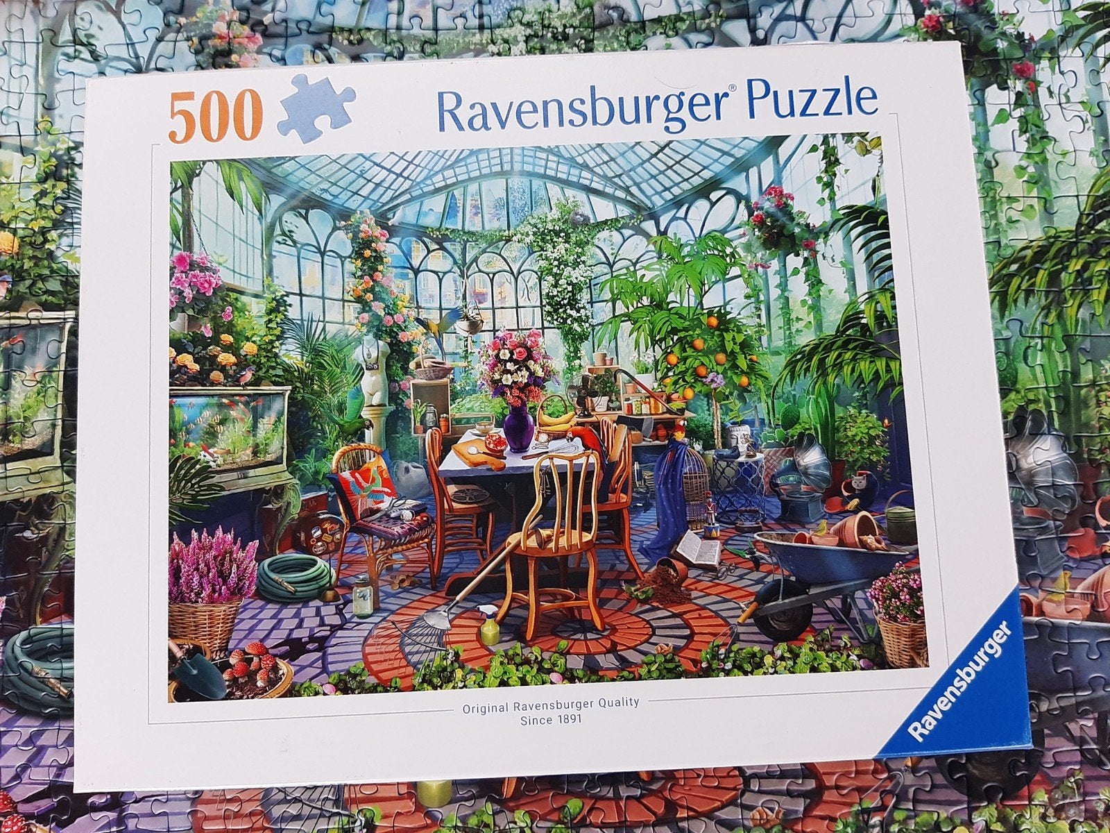 Ravensburger puzzel 500 st., Ophalen of Verzenden, 500 t/m 1500 stukjes, Zo goed als nieuw, Legpuzzel