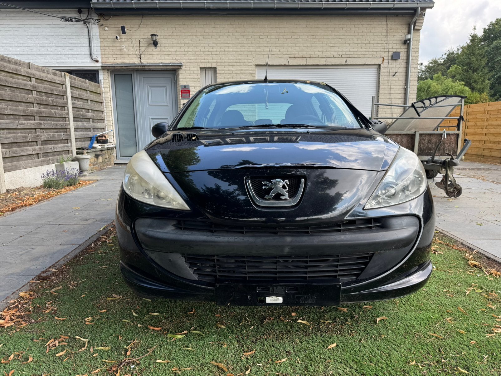 Peugeot 206+ 155000 km 2 de eigenaar euro 5 diesel, Voorwielaandrijving, Stof, Zwart, 1600 cc