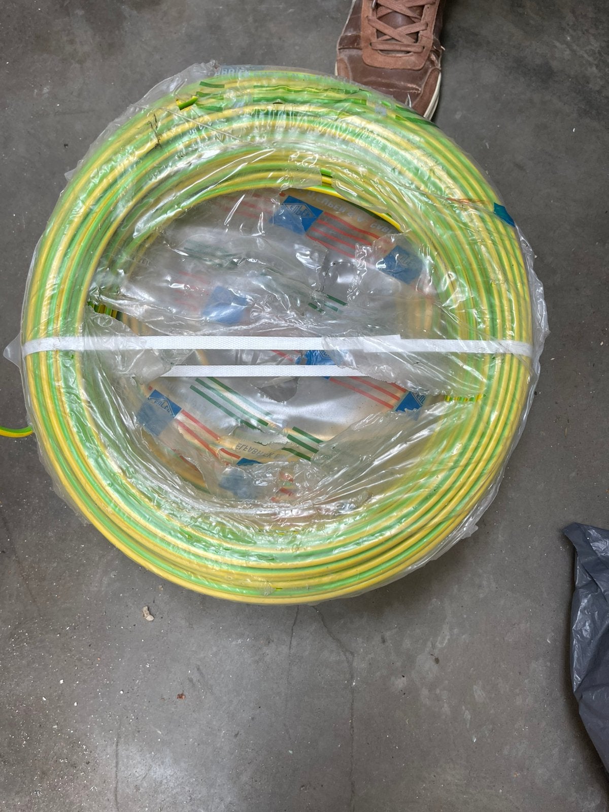 VOB Draad aarding 16 mm  rol 100m, Doe-het-zelf en Bouw, Elektriciteit en Kabels, Ophalen, Nieuw