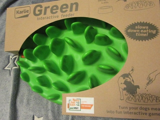 Groene anti-schrokbak hond - Green - Karlie - nieuw - eetbak, Animaux & Accessoires, Enlèvement ou Envoi, Neuf