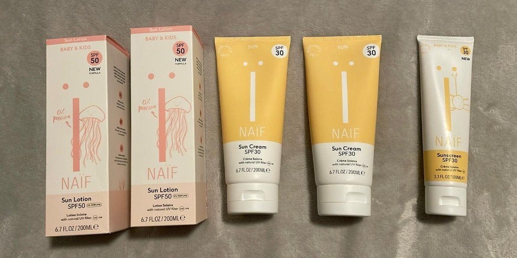 Naïf zonnebescherming – 5 NIEUWE & ONGEOPENDE producten, Ophalen, Nieuw, Zonnebrand of After Sun
