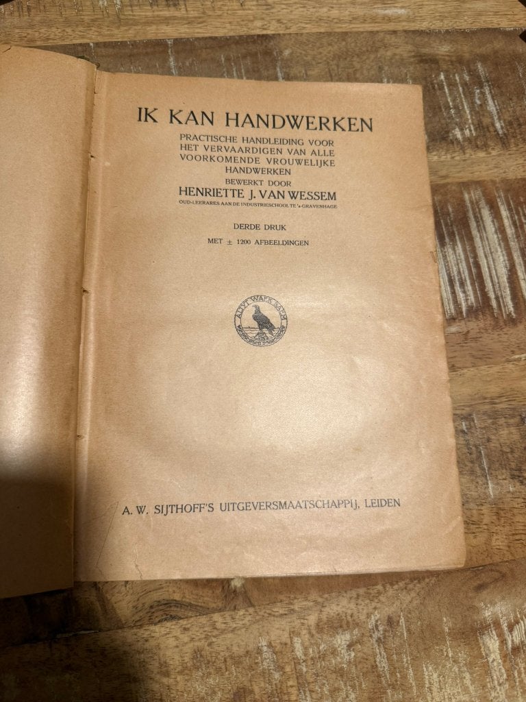 Ik kan handwerken - B. van Wessem *3e druk, Ophalen of Verzenden, B. van Wessem