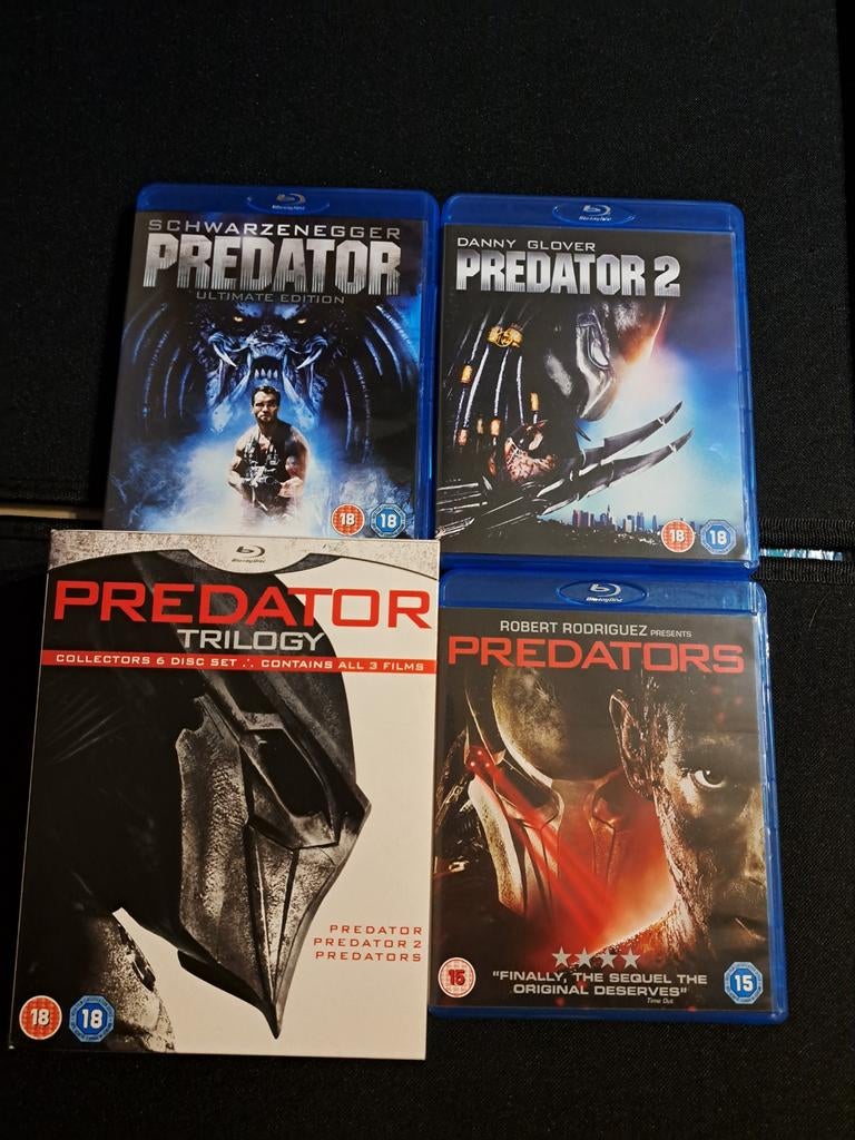 Blu ray predator trilogy collectors 6 disc set, Ophalen, Zo goed als nieuw, Horror, Boxset