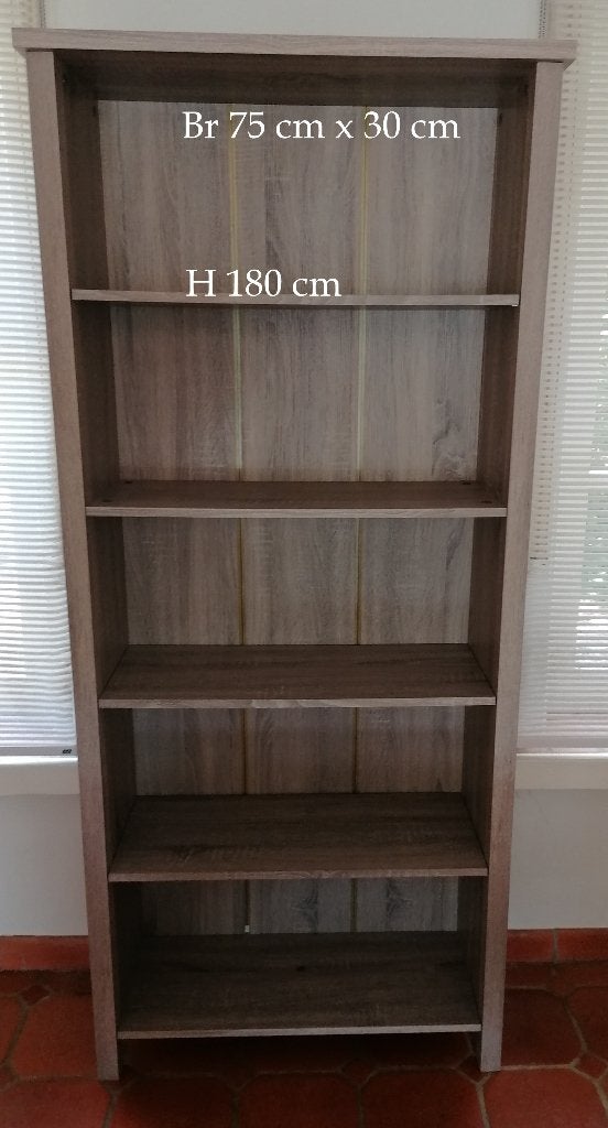 boeken kast, Huis en Inrichting, Kasten | Boekenkasten, Ophalen, Met plank(en), Eikenhout, Zo goed als nieuw