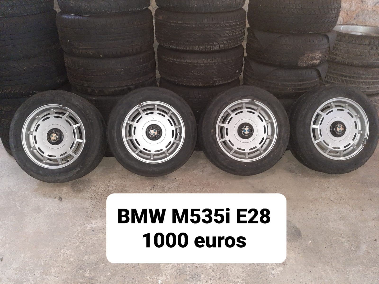 4 jantes BMW M535i E28 originales impeccable, Autos : Pièces & Accessoires, Pneus et Jantes, 4 Saisons, Véhicule de tourisme, Autres dimensions