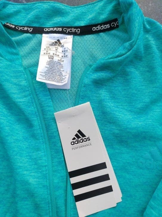 Nieuw Adidas fiets shirt dames met korte mouw, Ophalen, Blauw
