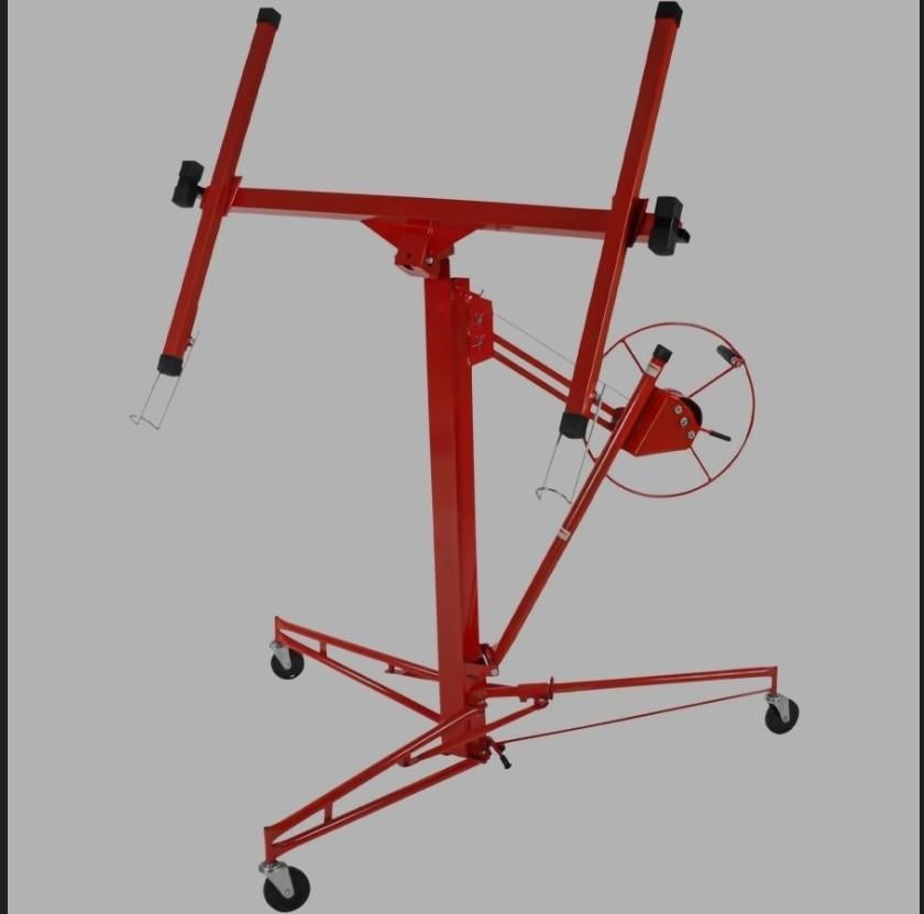 Gipsplatenlift, Ophalen
