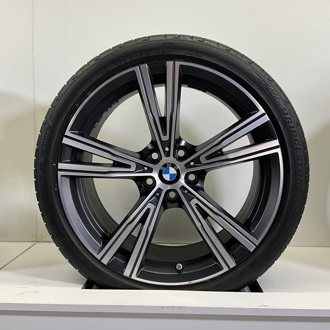 BMW 3 SERIE 2 SERIE 4 SERIE BREEDSET VELGEN + ZOMERBANDEN 19, Auto-onderdelen, Banden en Velgen, 19 inch, Gebruikt, -, -