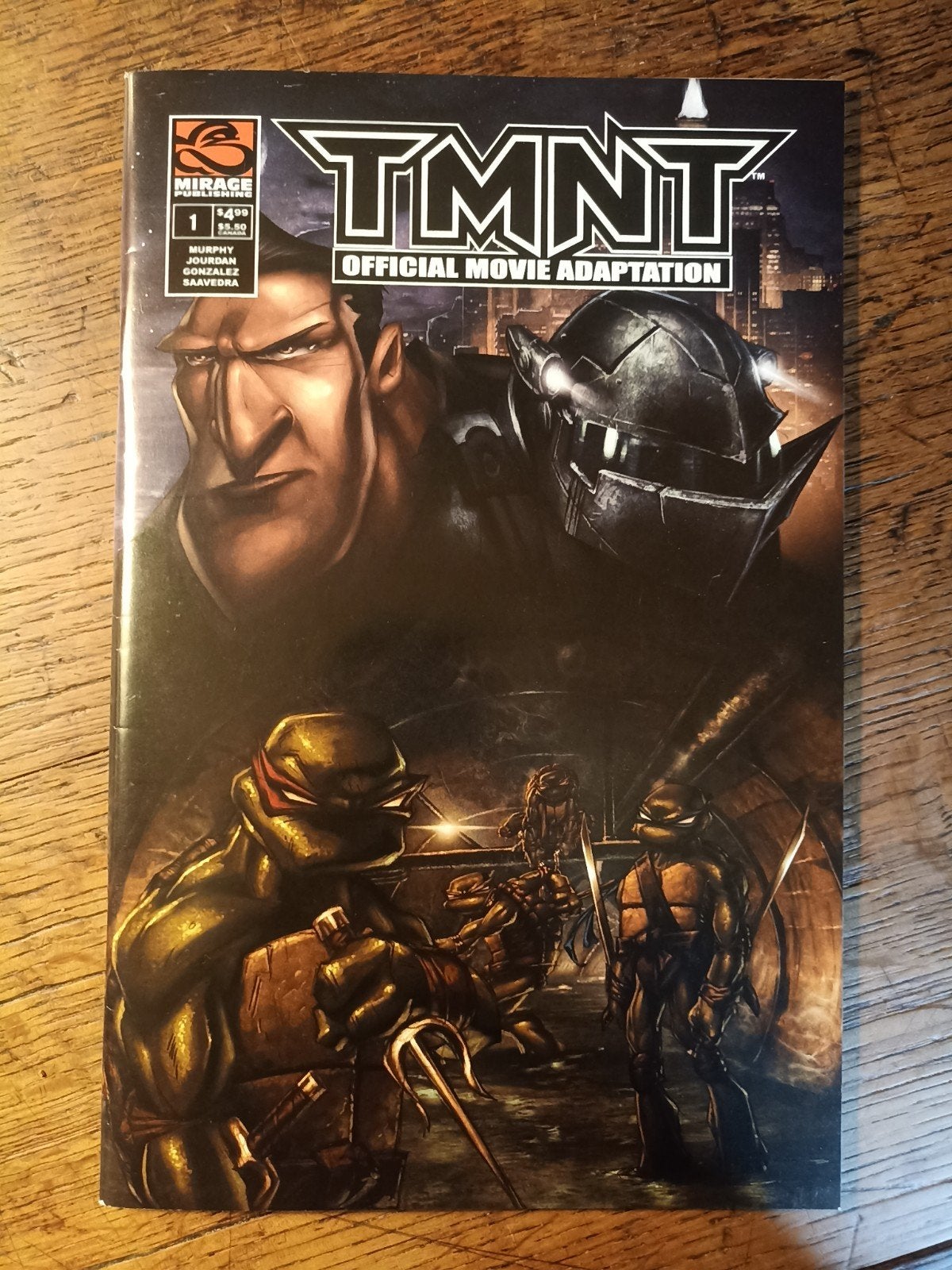 TMNT Official Movie Adaptation #1 (2007) - Mirage Studios, Livres, BD | Comics, Kevin Munroe, Comme neuf, Enlèvement, Comics