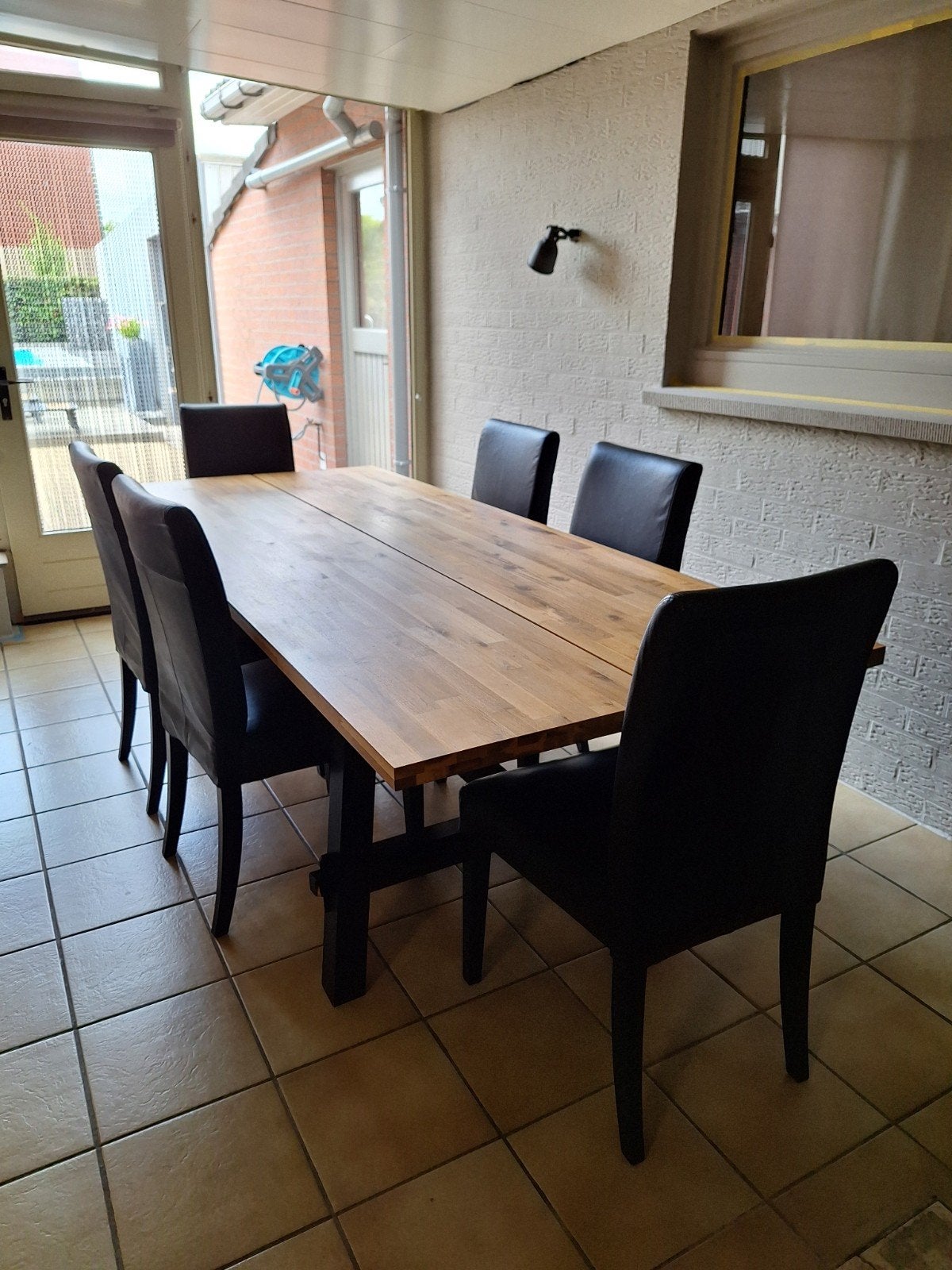 tafel en 6 stoelen, Enlèvement, Comme neuf
