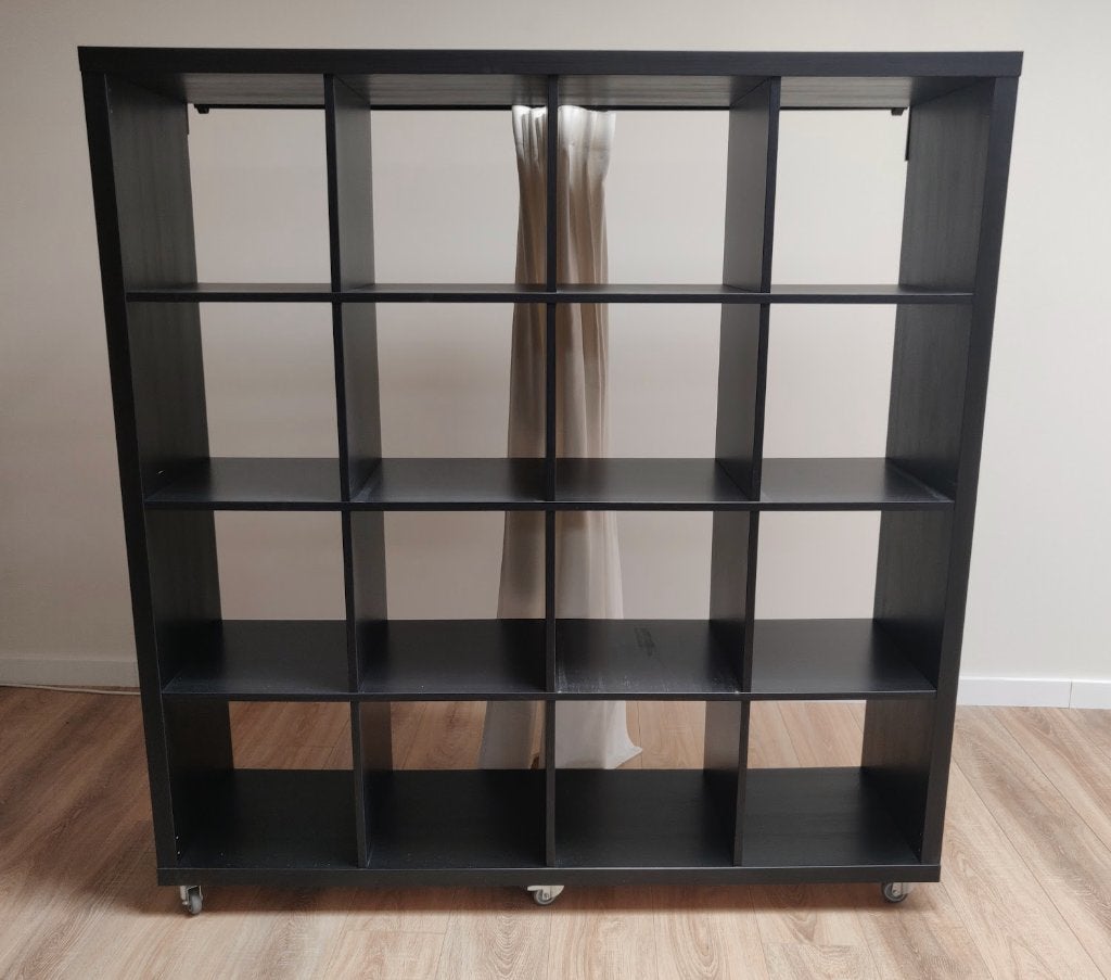 Kalax kast 16 vakken, Ophalen, Met plank(en), Gebruikt, 150 tot 200 cm