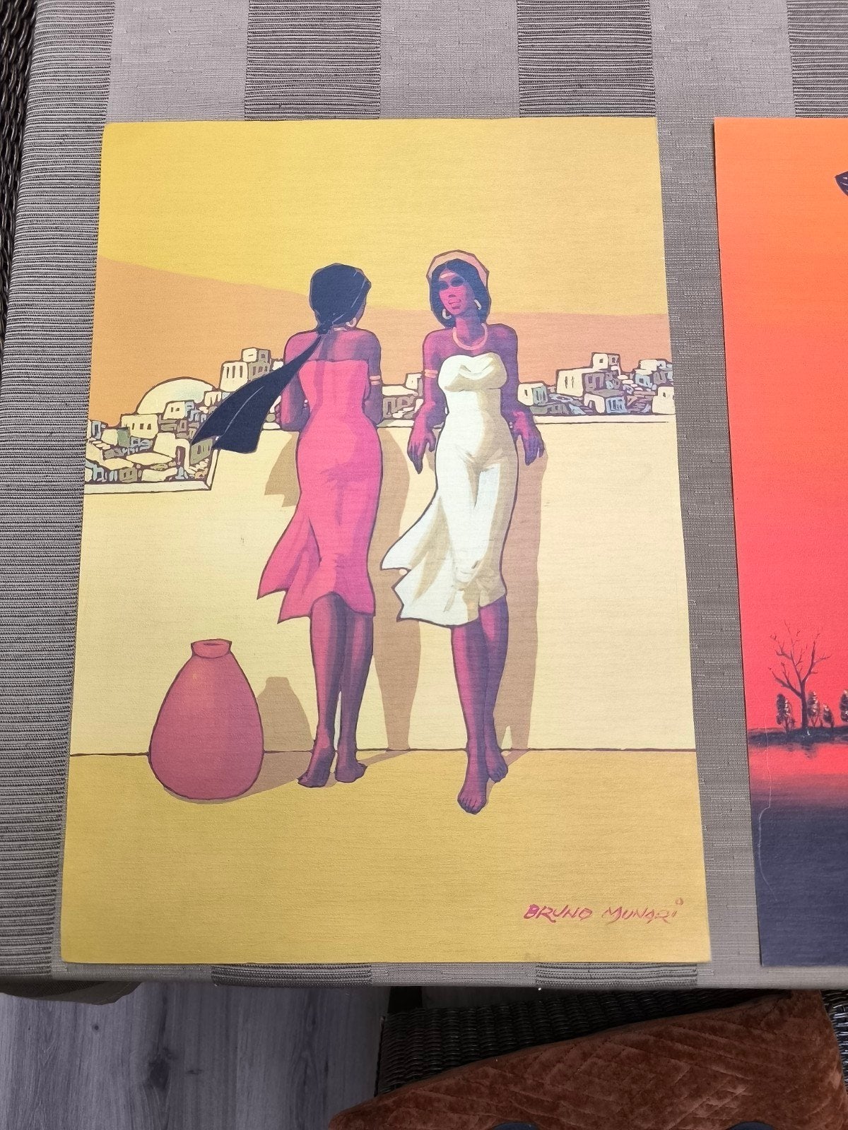 2lithografieen van Bruno Munari, Enlèvement