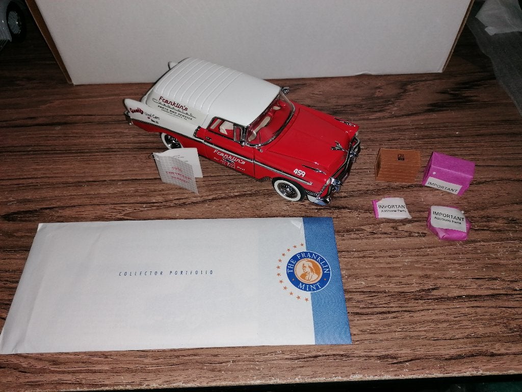 Miniature de Collection Chevrolet Nomad 1956 Franklin 1/24, Enlèvement ou Envoi, Neuf, Voiture, Autres marques