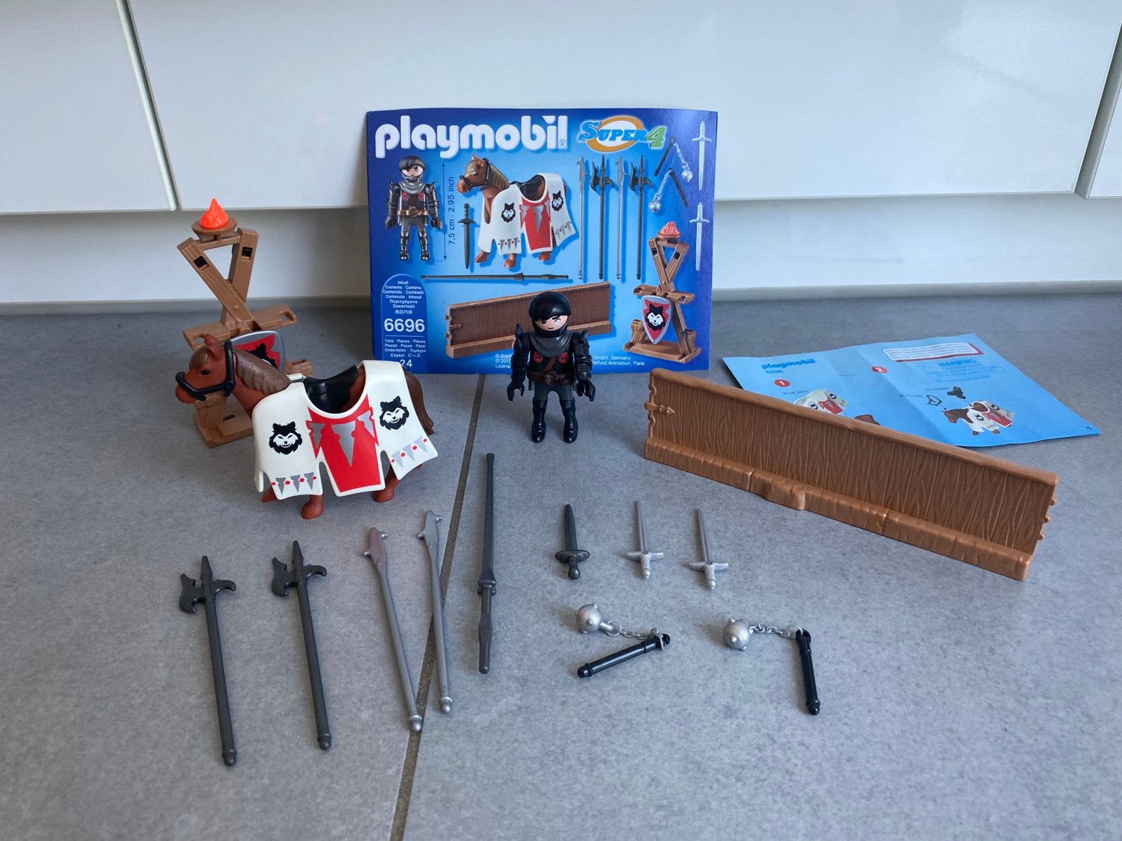 Playmobil super4 Heer Rypan wachter van de Zwarte Baron 6696, Ophalen, Zo goed als nieuw, Complete set
