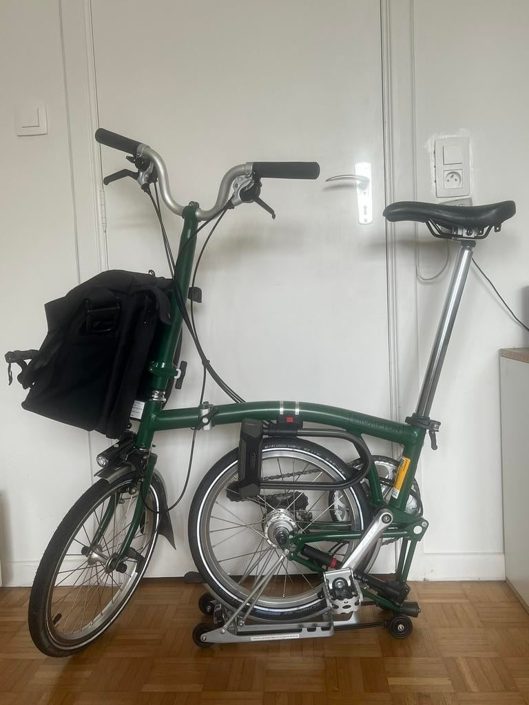 Brompton H6RN + bagagerek, slot en accessoires, Fietsen en Brommers, Ophalen, Zo goed als nieuw, Brompton, Versnellingen