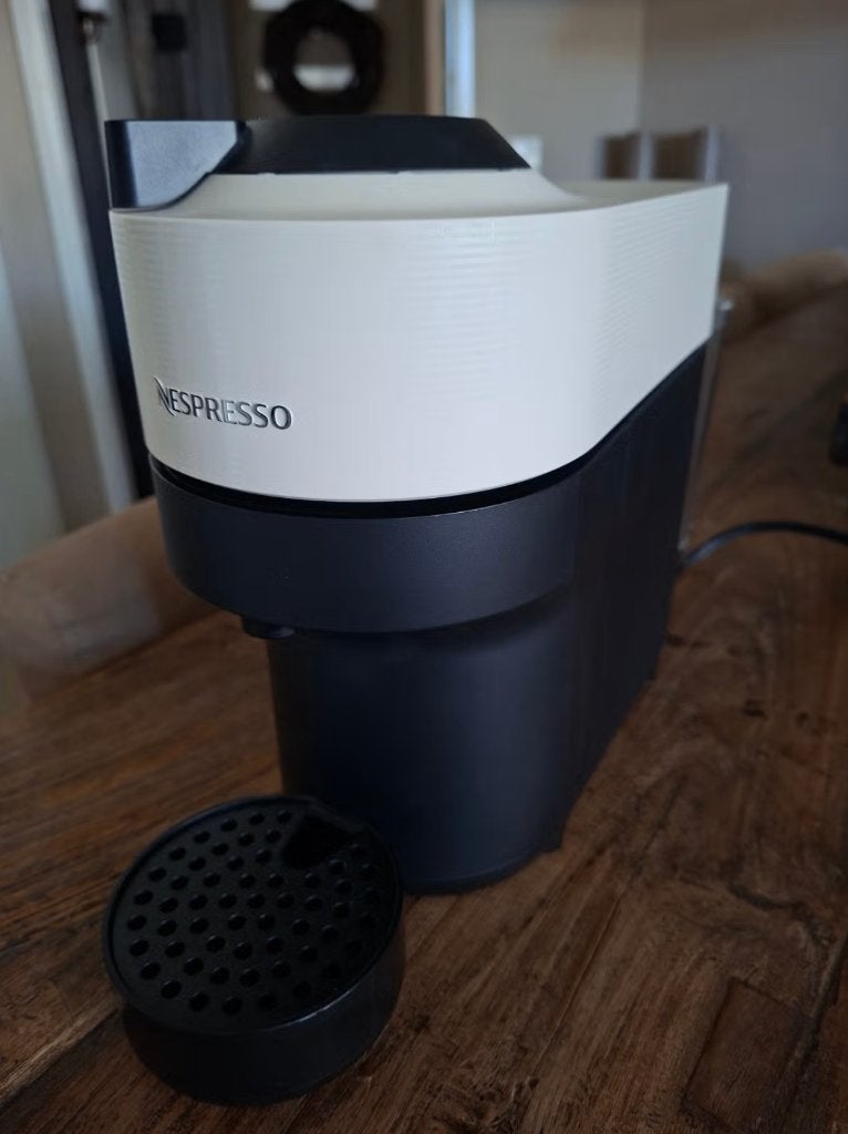 Nespresso Vertuo Pop Koffiemachine – Wit – Compact, Ophalen, Gebruikt, Nespresso, Capsulehouder