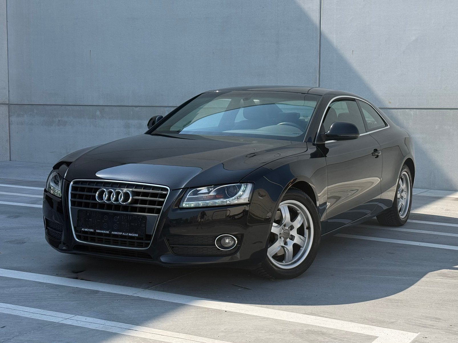 Audi A5 Coupe 2.0 TFSi 129.000 km 2008 Manueel, Auto's, Audi, 1989 cc, Zwart, Zwart, Leder