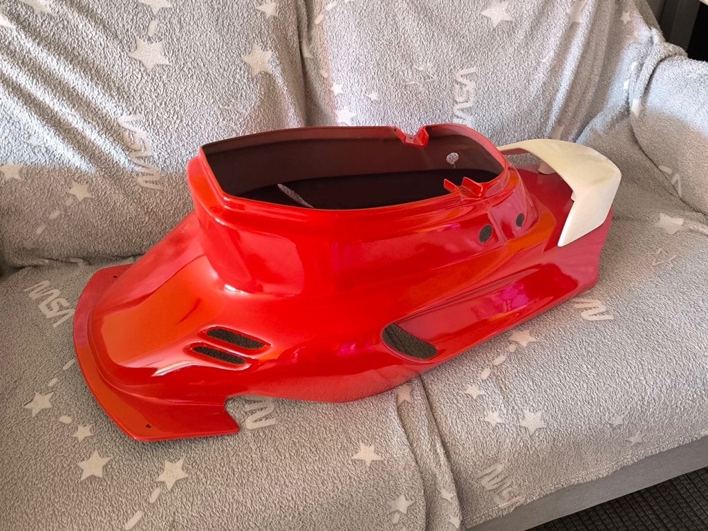 MBK Booster BCD achterkap + BCD spoiler, Enlèvement, Utilisé, Capot, Yamaha