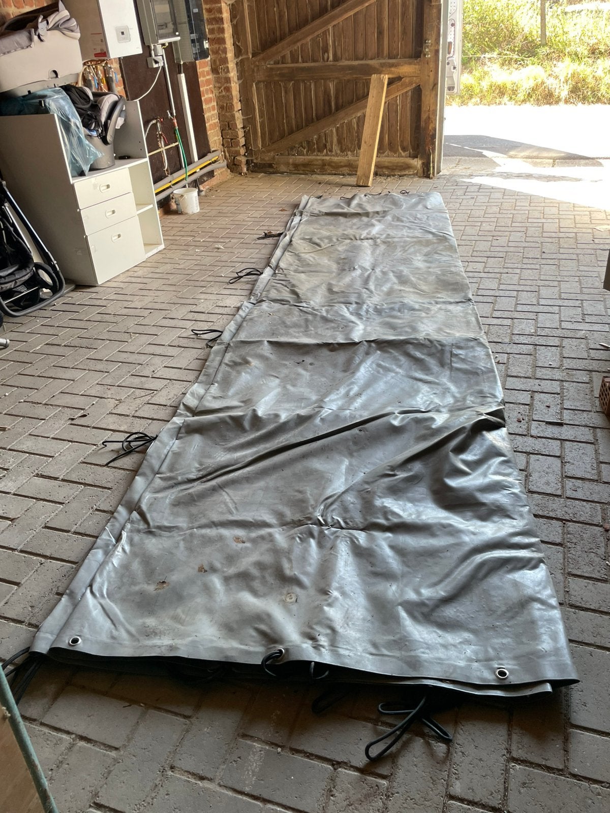 Bâche hivernage piscine, Jardin & Terrasse, Enlèvement, Utilisé