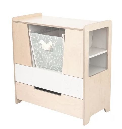 Design Commode / verzorgingstafel, Kinderen en Baby's, Ophalen, Zo goed als nieuw, 75 tot 100 cm, Opstaande rand