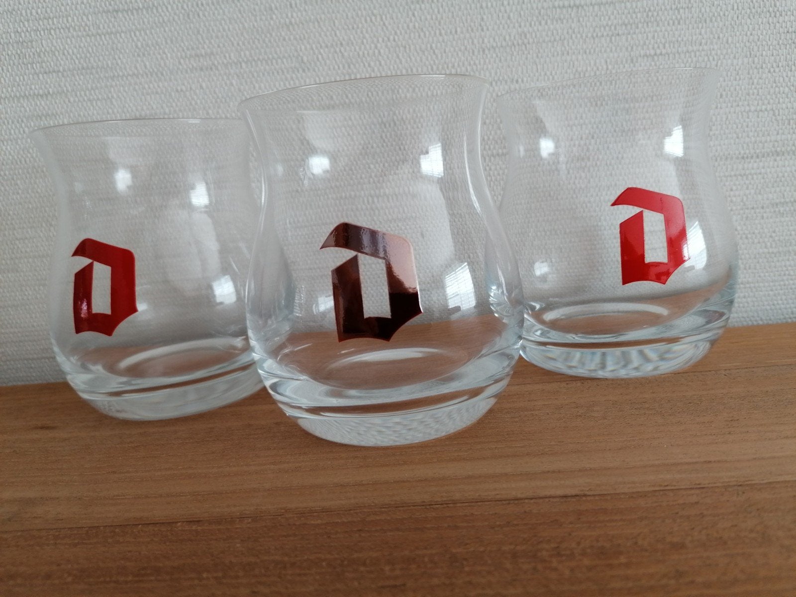 3 splinternieuwe verschillende DUVEL RHUM GLAZEN. €6 =1 glas, Verzamelen, Ophalen, Duvel