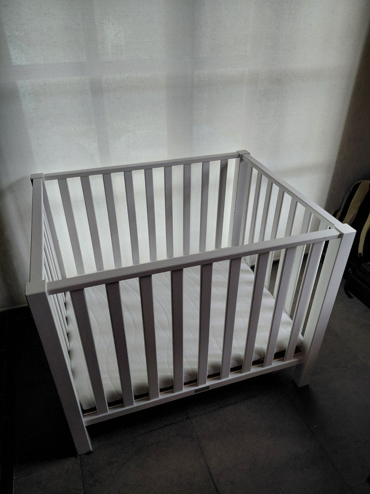 Wit houten park van Bopita, Kinderen en Baby's, Ophalen, Vierkant, In hoogte verstelbaar