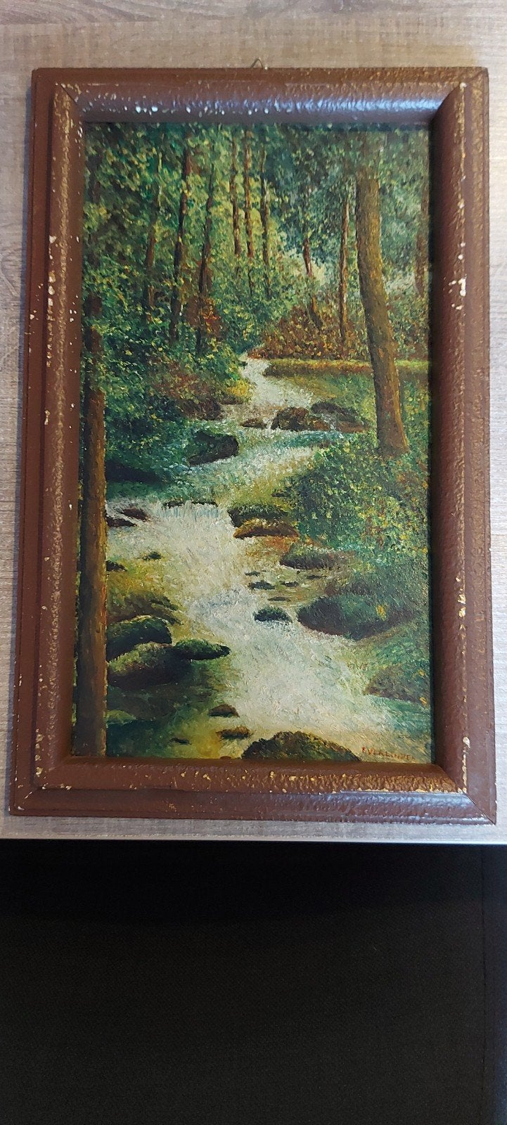 Schilderij F. Velinden, Antiek en Kunst, Kunst | Schilderijen | Klassiek, Ophalen of Verzenden