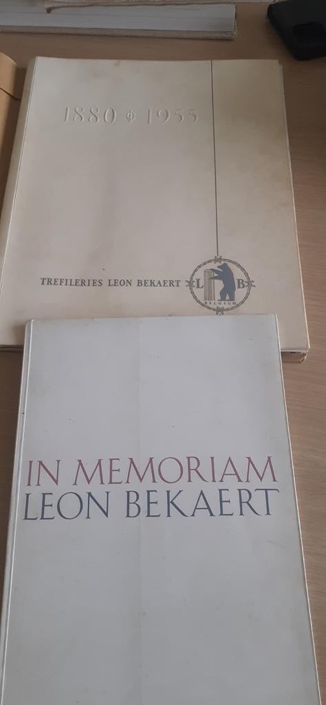 2 boekjes Leon Bekaert, Ophalen