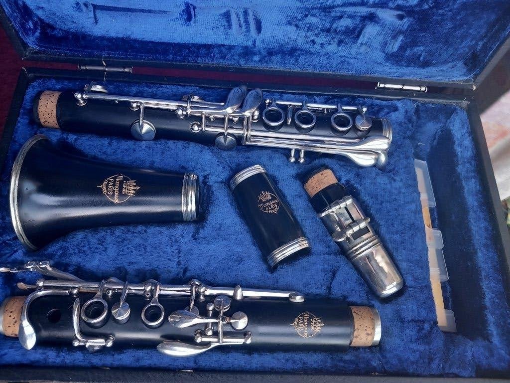 King Marigoux Paris France, Muziek en Instrumenten, Blaasinstrumenten | Klarinetten, Ophalen of Verzenden, Zo goed als nieuw, Hout
