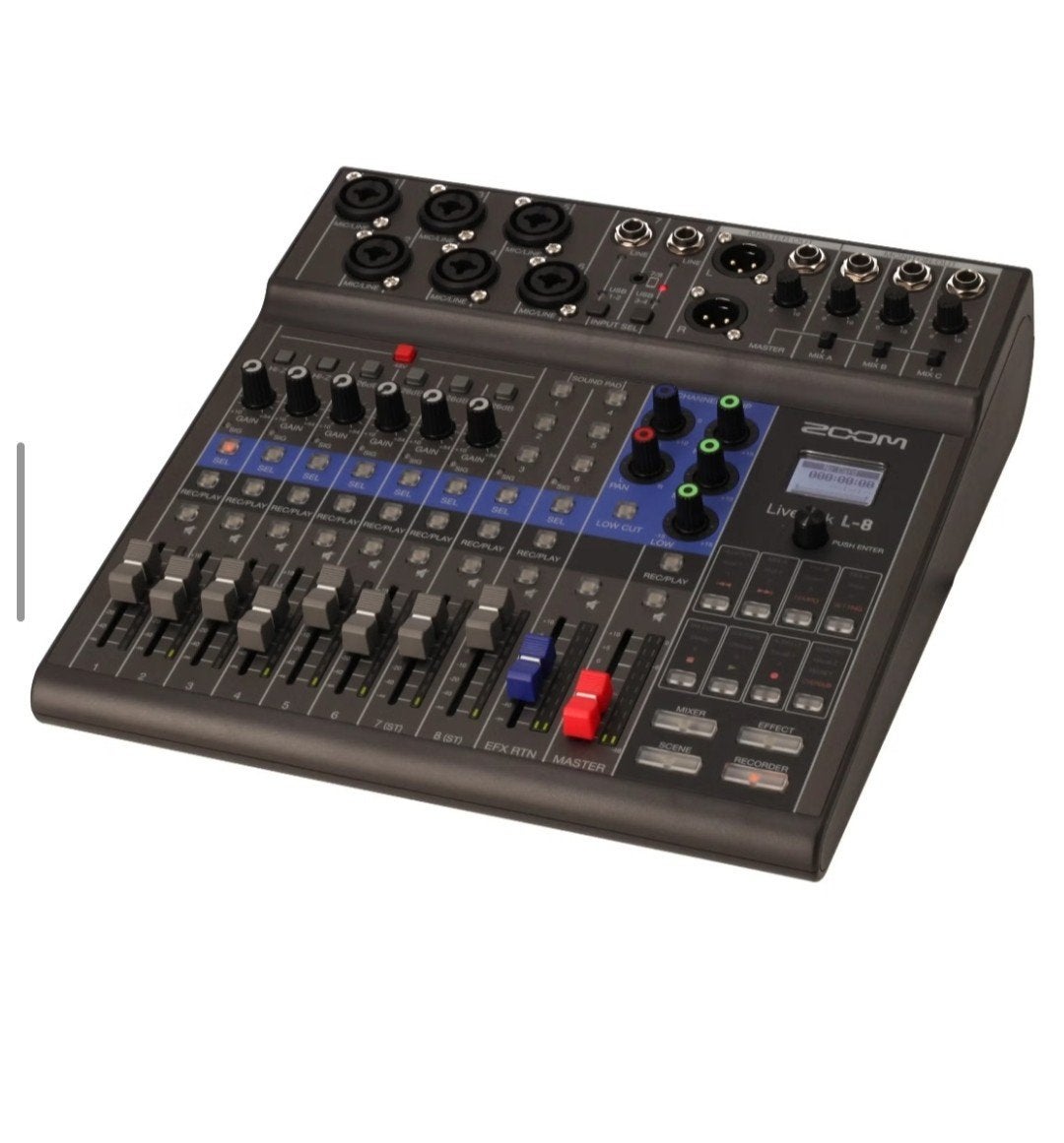 Zoom LiveTrak L-8 mixer/recorder, Muziek en Instrumenten, Mengpanelen, Ophalen of Verzenden