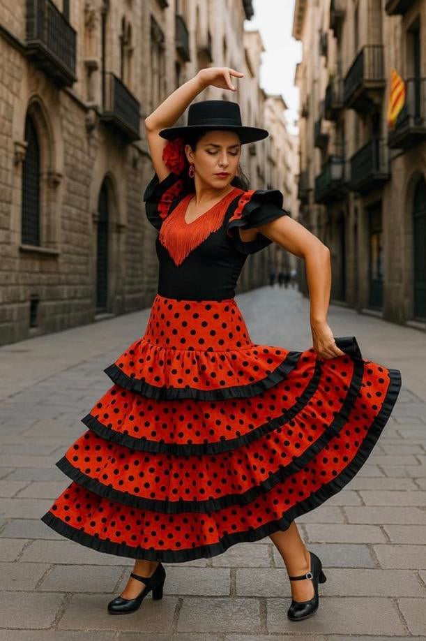 Robe Flameco espagnole, Enlèvement ou Envoi, Comme neuf