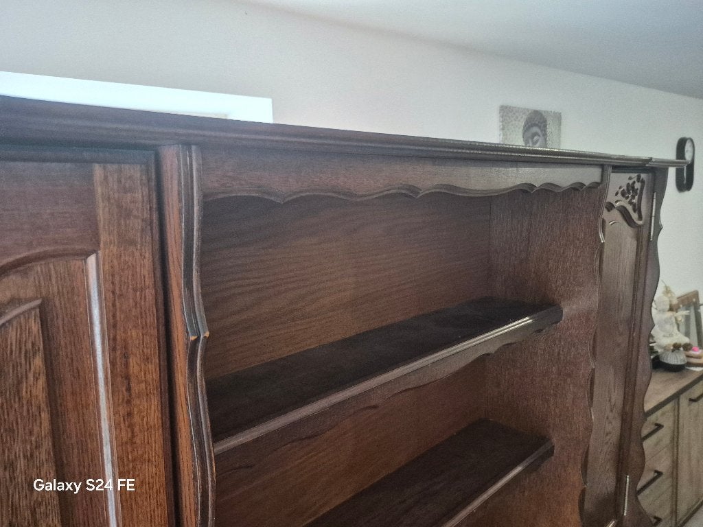 Vaisselier, Ophalen, Met deur(en), Eikenhout, 50 tot 100 cm