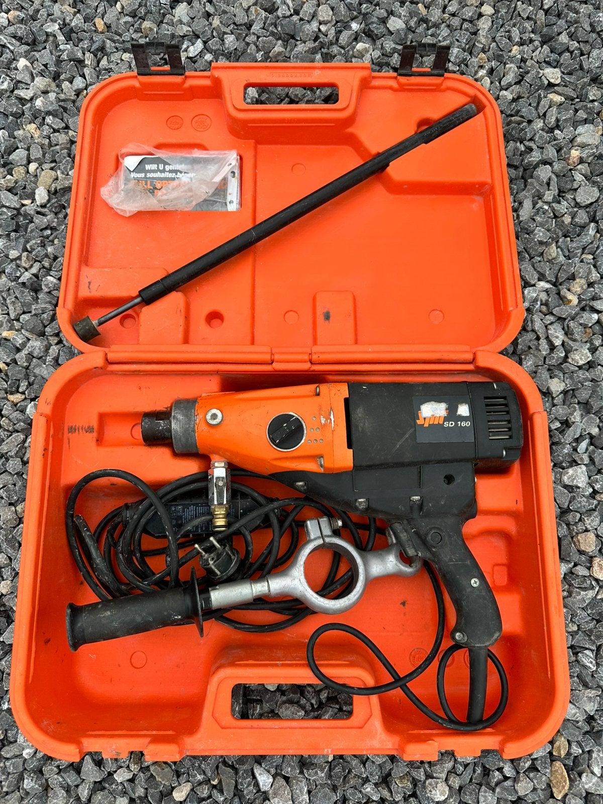 Spit sd 160 diamantboormachine, Doe-het-zelf en Bouw, Ophalen, Zo goed als nieuw