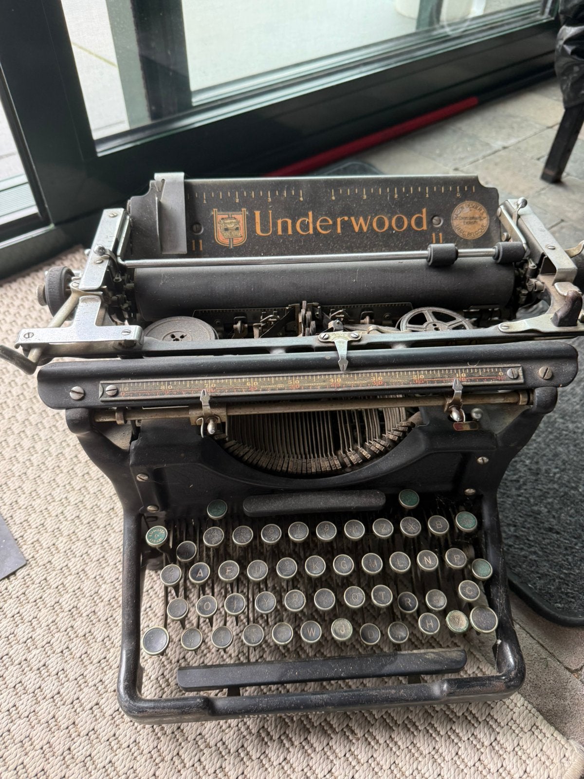 Antiek typemachine merk Underwood, Divers, Machines à écrire, Enlèvement, Utilisé