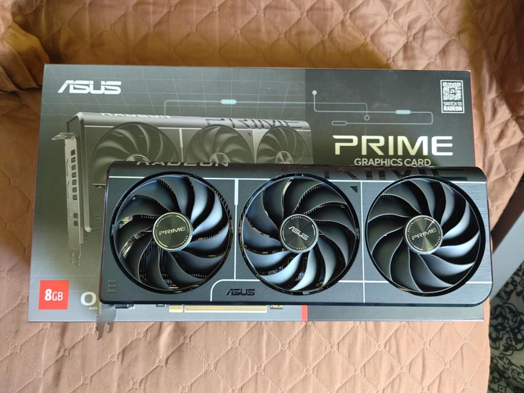 Asus Prime rx 9060 xt 8gb OC, Enlèvement