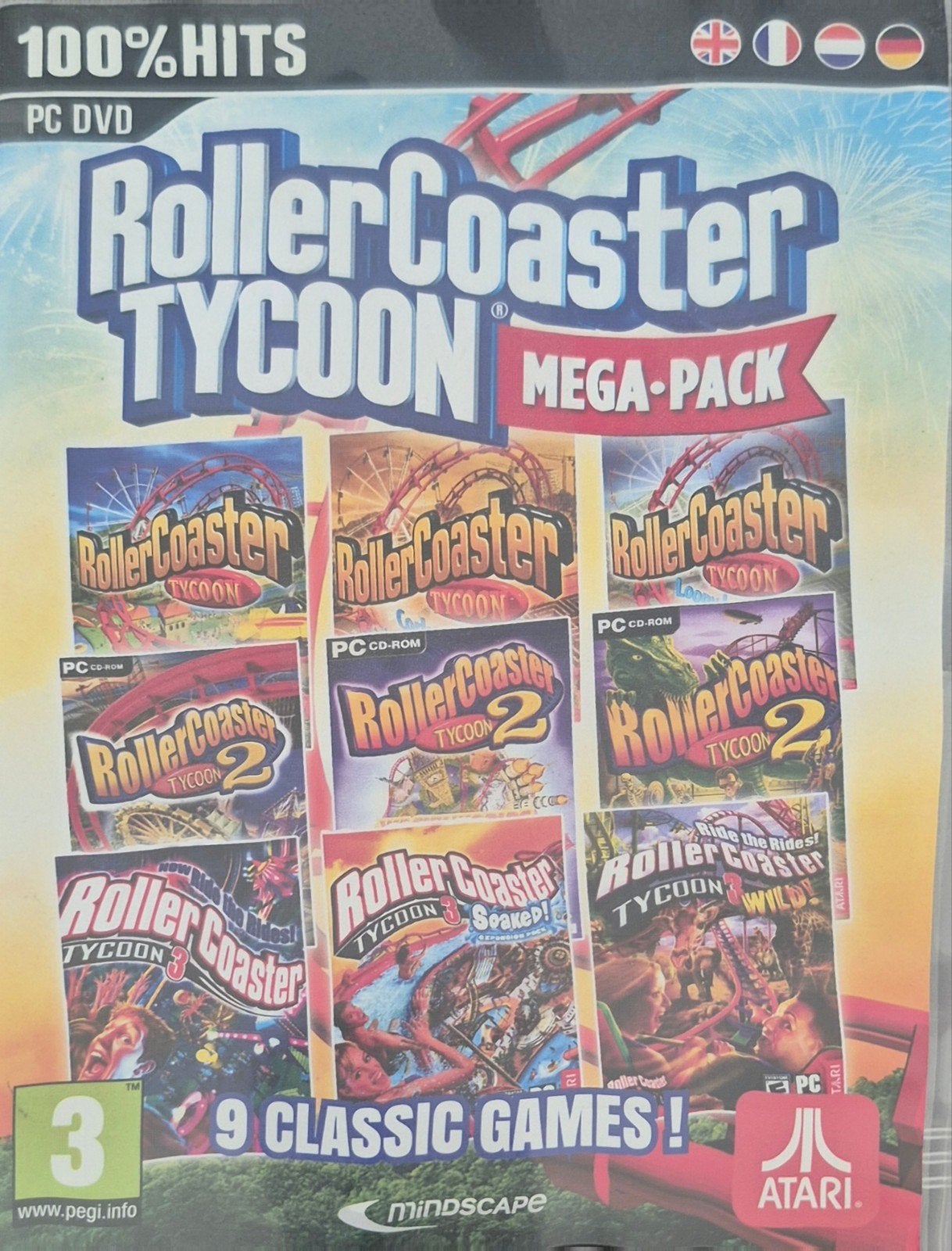 PC MÉGA-PACK ROLLERCOASTER TYCOON, Enlèvement