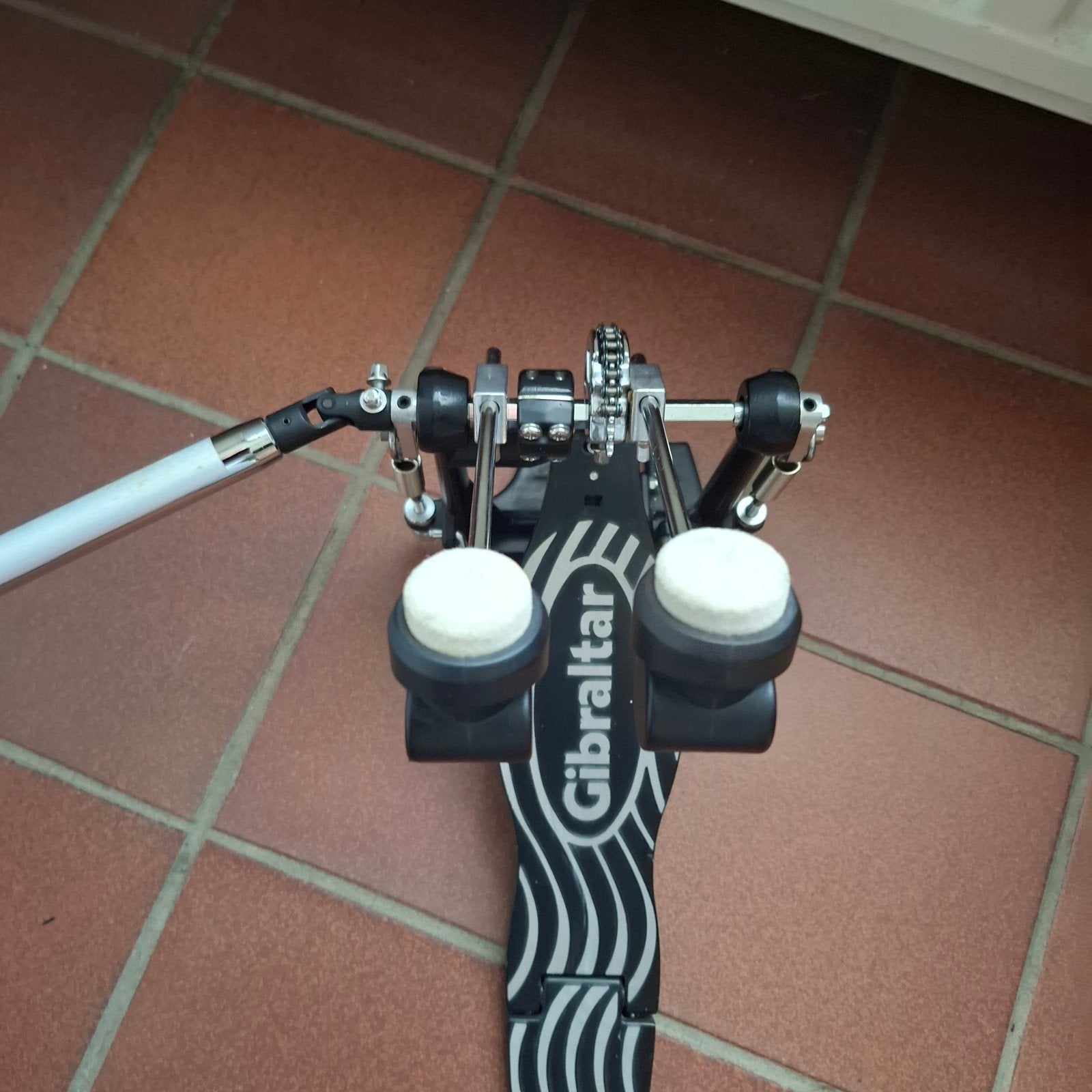 Gibraltar 5611DB dubbel basdrum pedaal voor uw drumstel, Muziek en Instrumenten, Ophalen of Verzenden, Zo goed als nieuw, Drums of Percussie