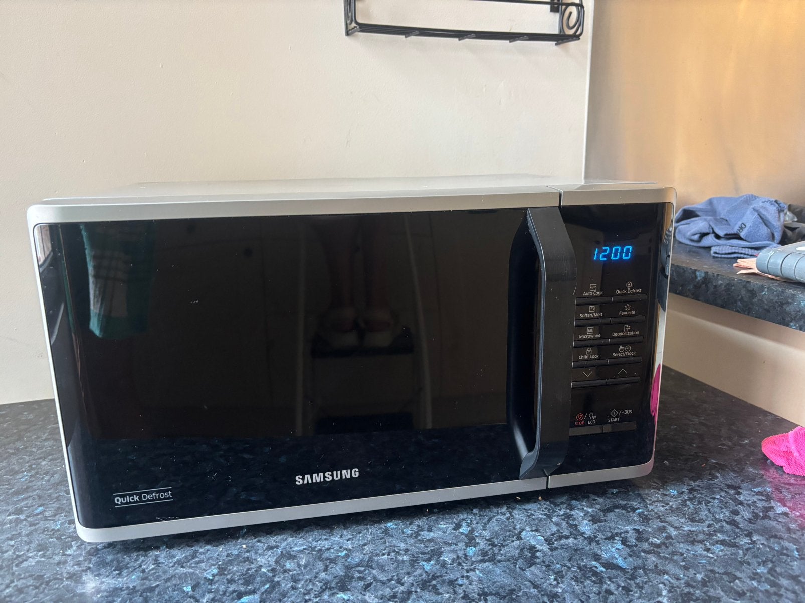 Microgolfoven Samsung - weg wegens verhuis, Elektronische apparatuur, Ophalen, Zo goed als nieuw, Microgolfoven