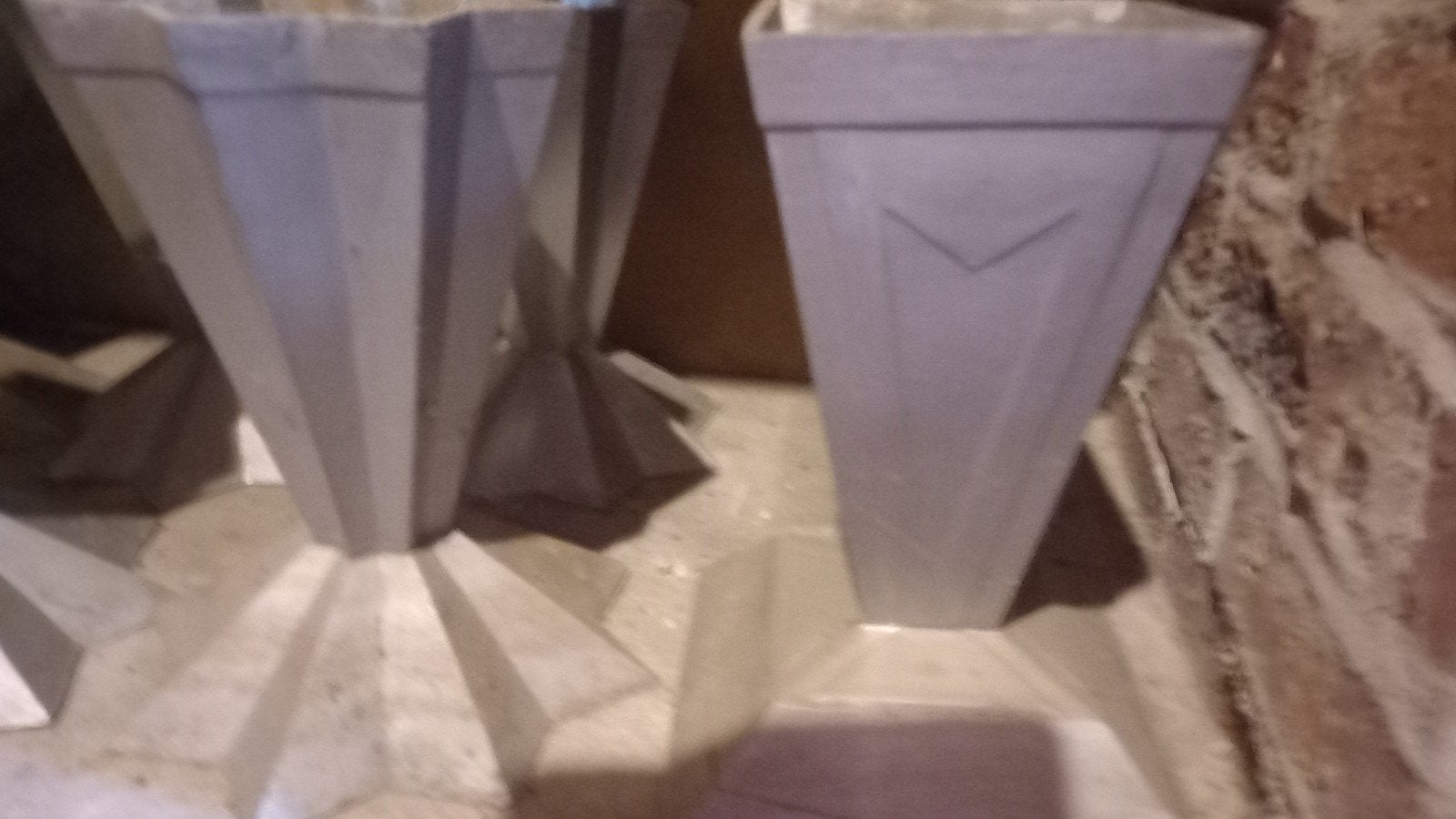 POTS pour pierre tombale, Jardin & Terrasse, Enlèvement, Comme neuf, Autres matériaux
