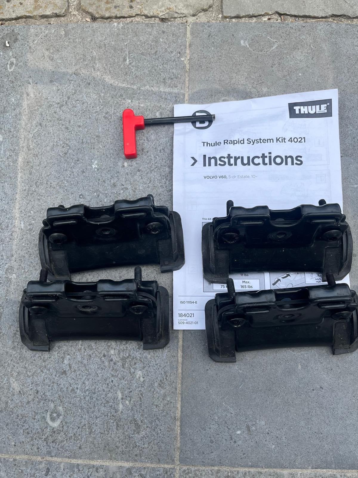 Thule Kit 4021 – Rapid System 753 – Volvo V60, Auto diversen, Dakdragers, Ophalen, Gebruikt