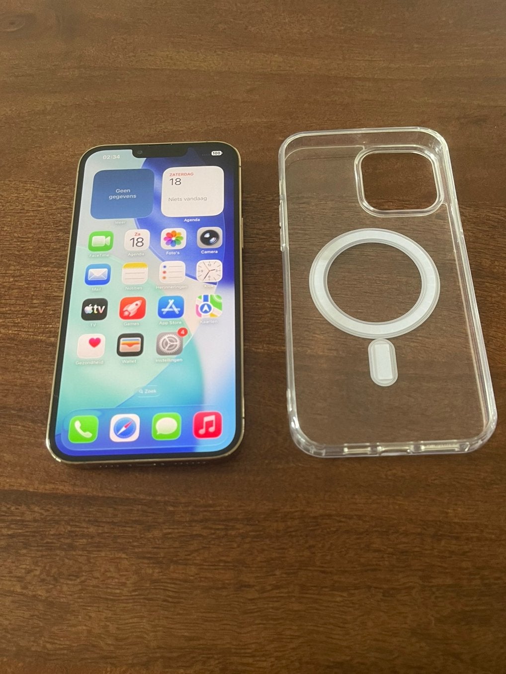 Apple Iphone 13 Pro Max Gold | 256GB| Batt 100% | Nieuwstaat, Telecommunicatie, 256 GB, Ophalen of Verzenden, Zonder simlock, Goud
