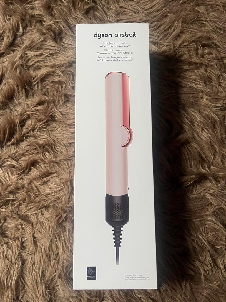 Dyson airstrait ceramic pink, Handtassen en Accessoires, Uiterlijk | Haarverzorging, Ophalen of Verzenden, Nieuw, Krultang of Stijltang