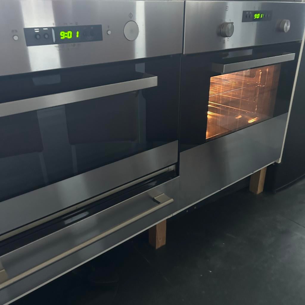 Inbouw heteoven, micro en warmhoudlade, Ophalen, Gebruikt, Inbouw, Oven