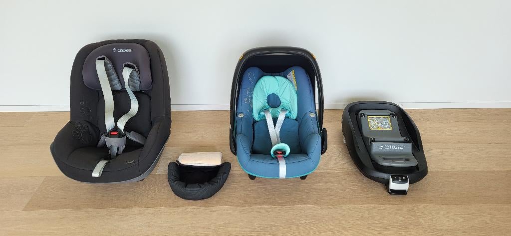 Complete Maxi-Cosi Set: Pebble, Pearl & FamilyFix Base, Comme neuf, Enlèvement, Isofix, Dossier réglable