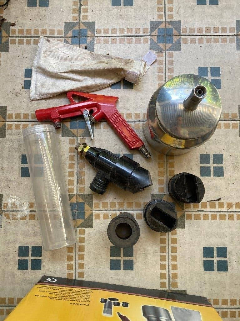 Zandstraal pistool, Doe-het-zelf en Bouw, Ophalen, Gebruikt, Overige typen, Overige merken