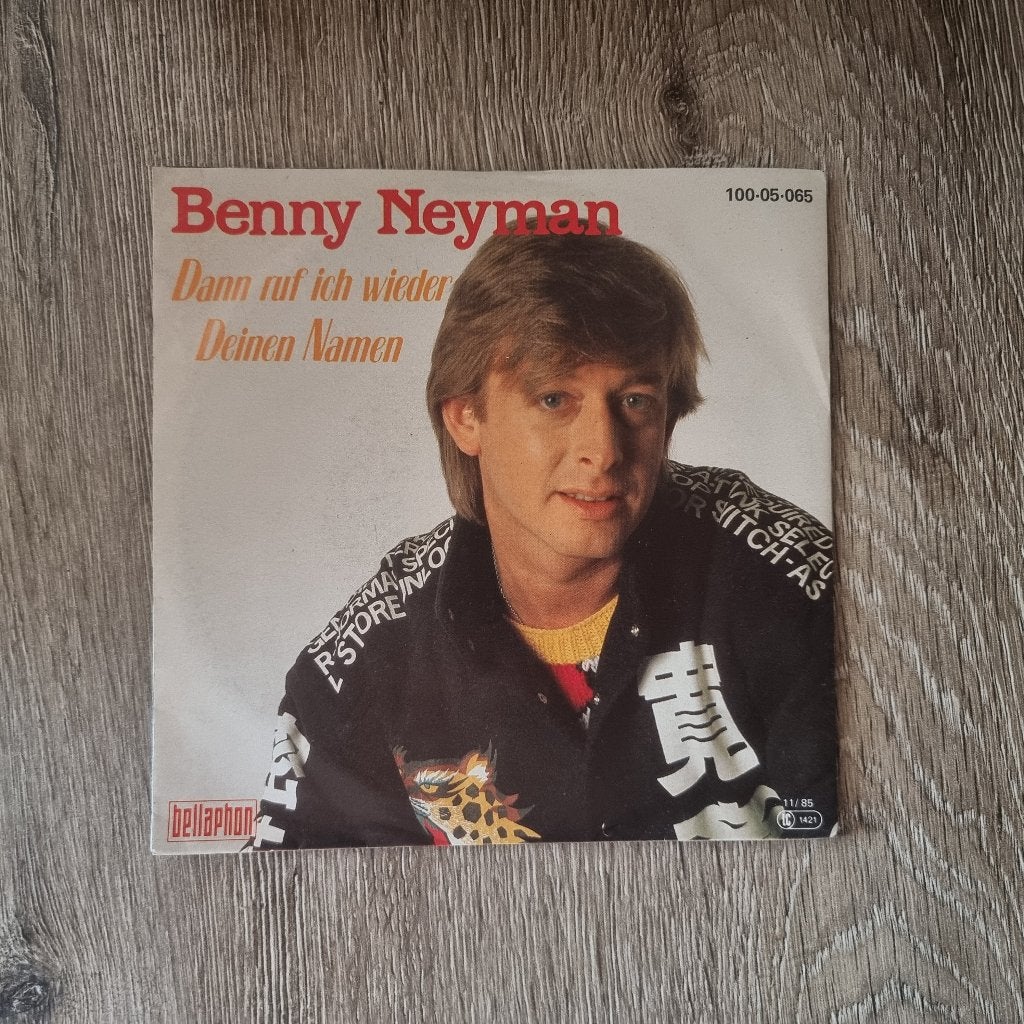 7" Benny Neyman – Dann Ruf Ich Wieder Deinen Namen, CD & DVD, Enlèvement ou Envoi, Utilisé, 7 inch, Schlager