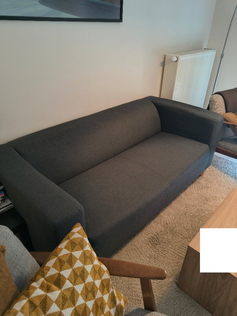 Fauteuil, Maison & Meubles, Canapés | Salons, Utilisé, Banc droit, Deux personnes, Moins de 150 cm, 75 à 100 cm, Bois, Synthétique