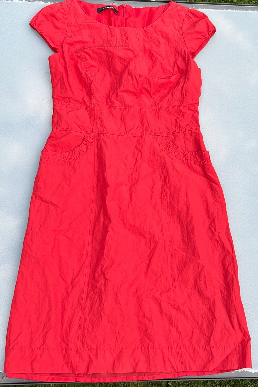 Rode zomerjurk met zakken., Vêtements | Femmes, Enlèvement, Comme neuf